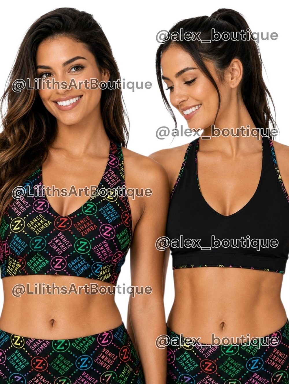 Zumba Z Sizzle Reversible Bra Multi Size M (G023)